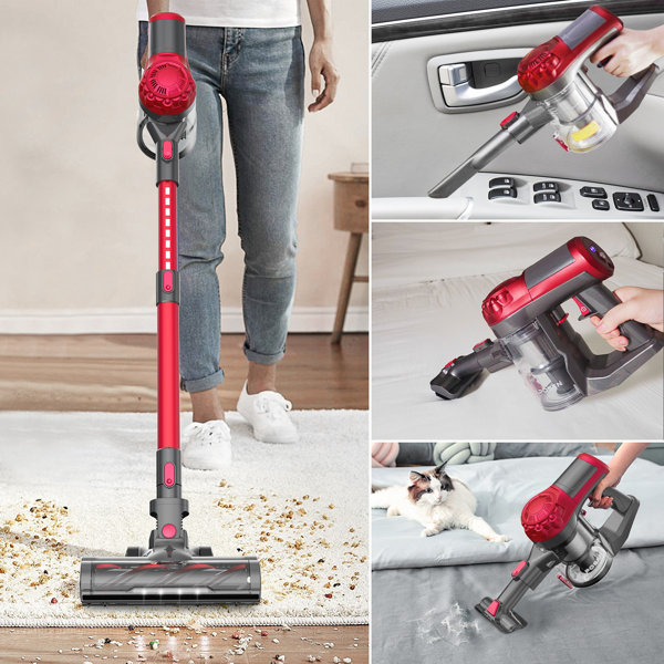 MOOSOO Aposen Bagless Stick Vacuum Converts into Handheld Vacuum Wayfair